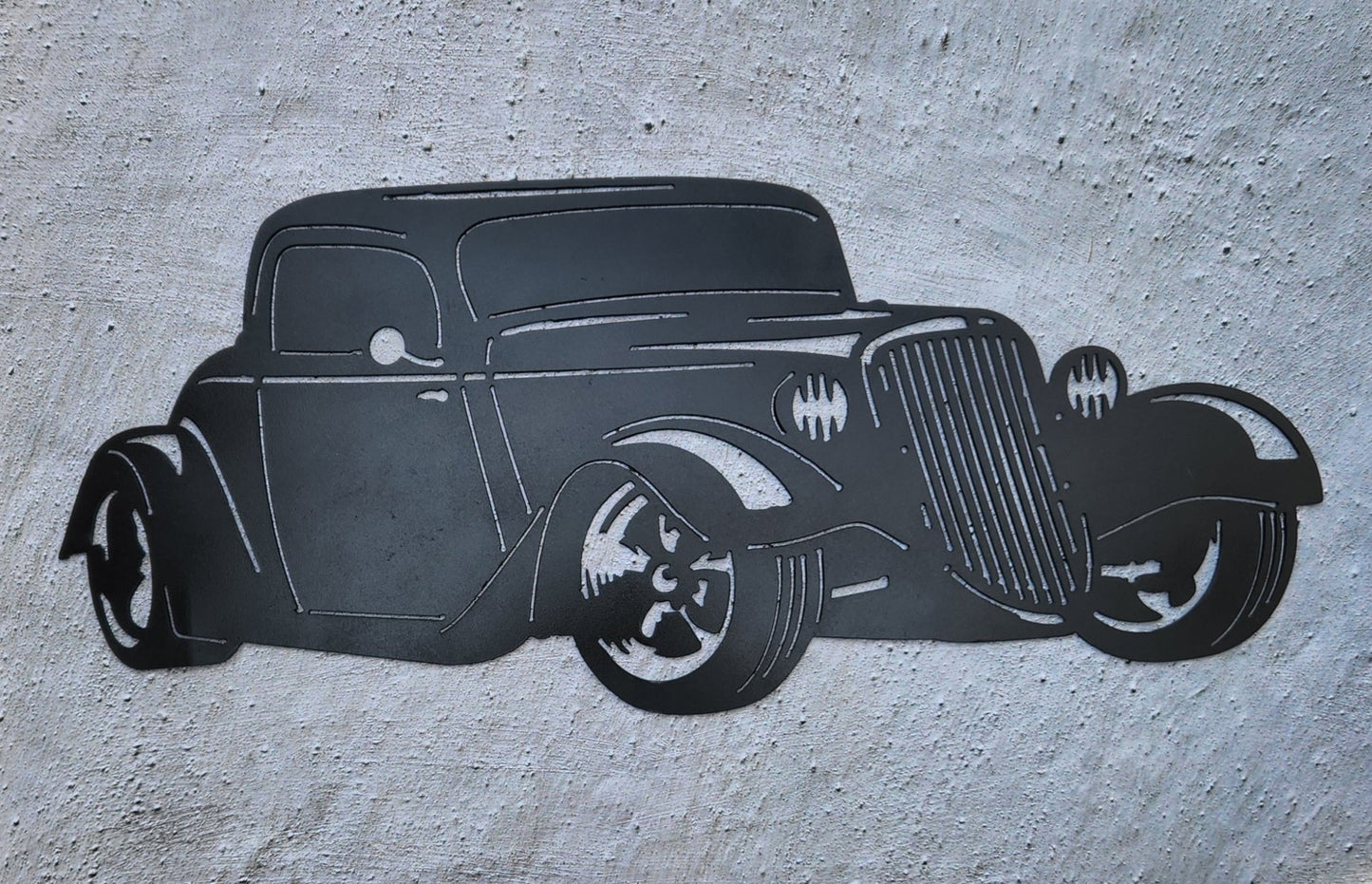 1933 Ford Coupe Metal Wall Art, 14 - Gauge Steel - SRT Metalworks