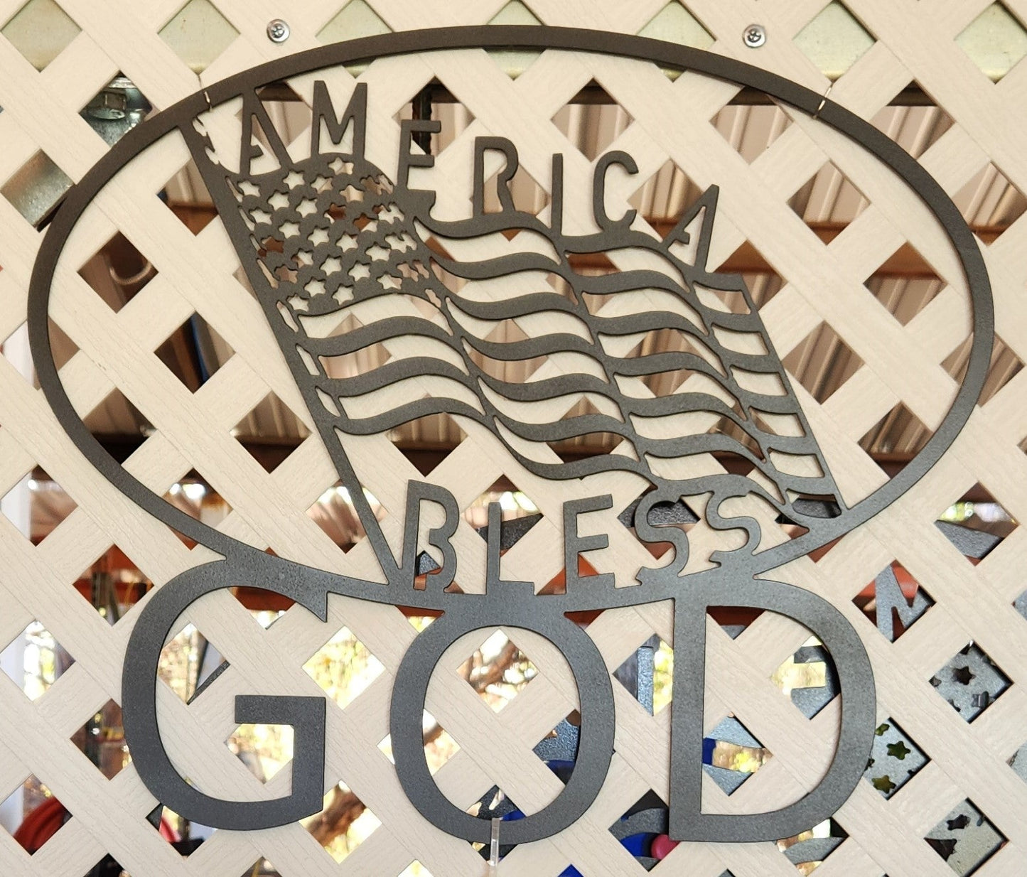 America Bless God - SRT Metalworks