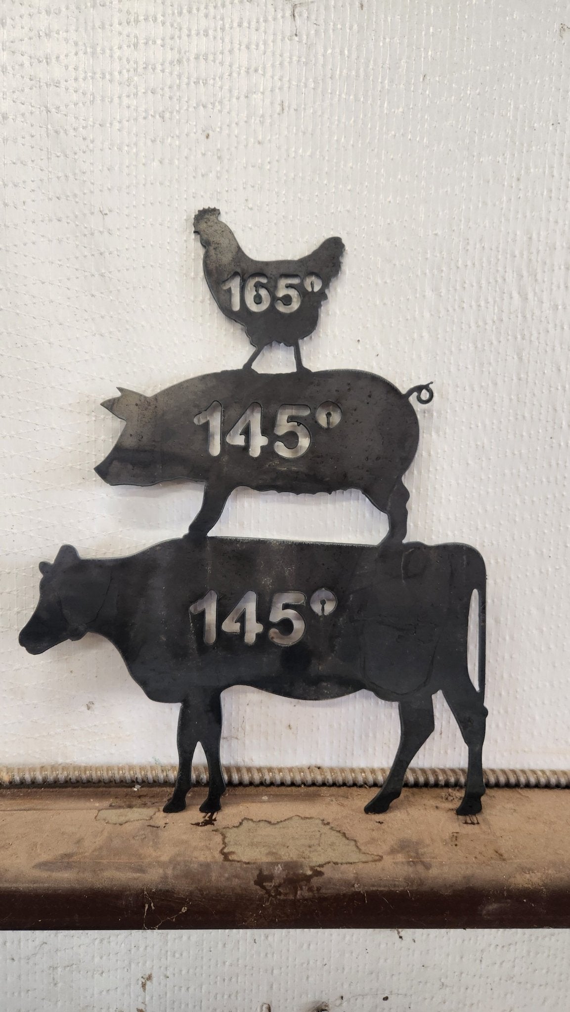 Cow Pig Chicken Cooking Temps - SRT Metalworks
