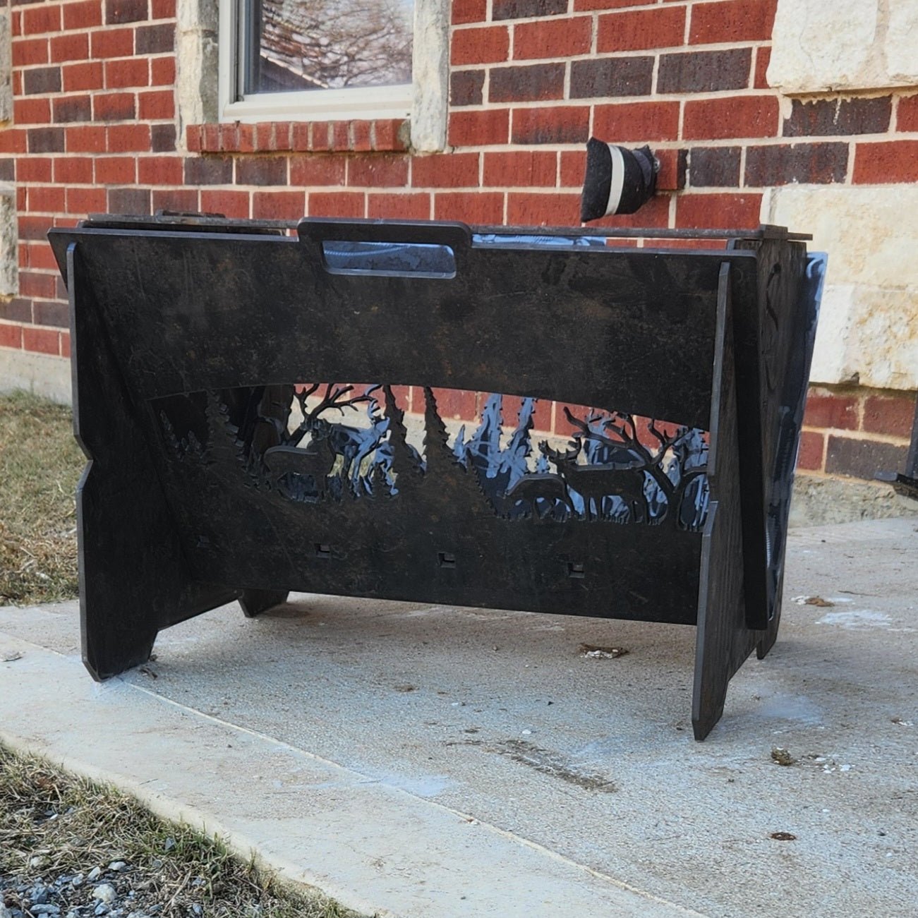 Custom Steel Fire Pit – 10 - Gauge Hand - Built Fire Pit by SRT Metalworks - SRT Metalworks