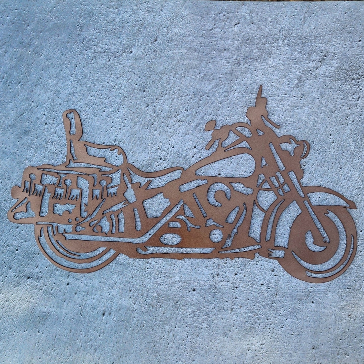 Heritage Softail Legacy Cruiser Metal Wall Art, 14 - Gauge Steel - SRT Metalworks