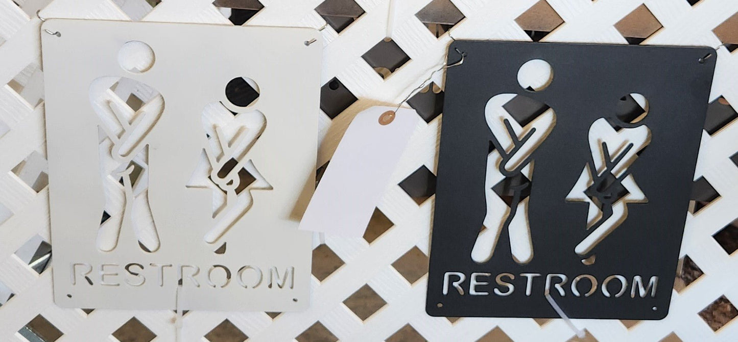 His Hers Restroom - SRT Metalworks