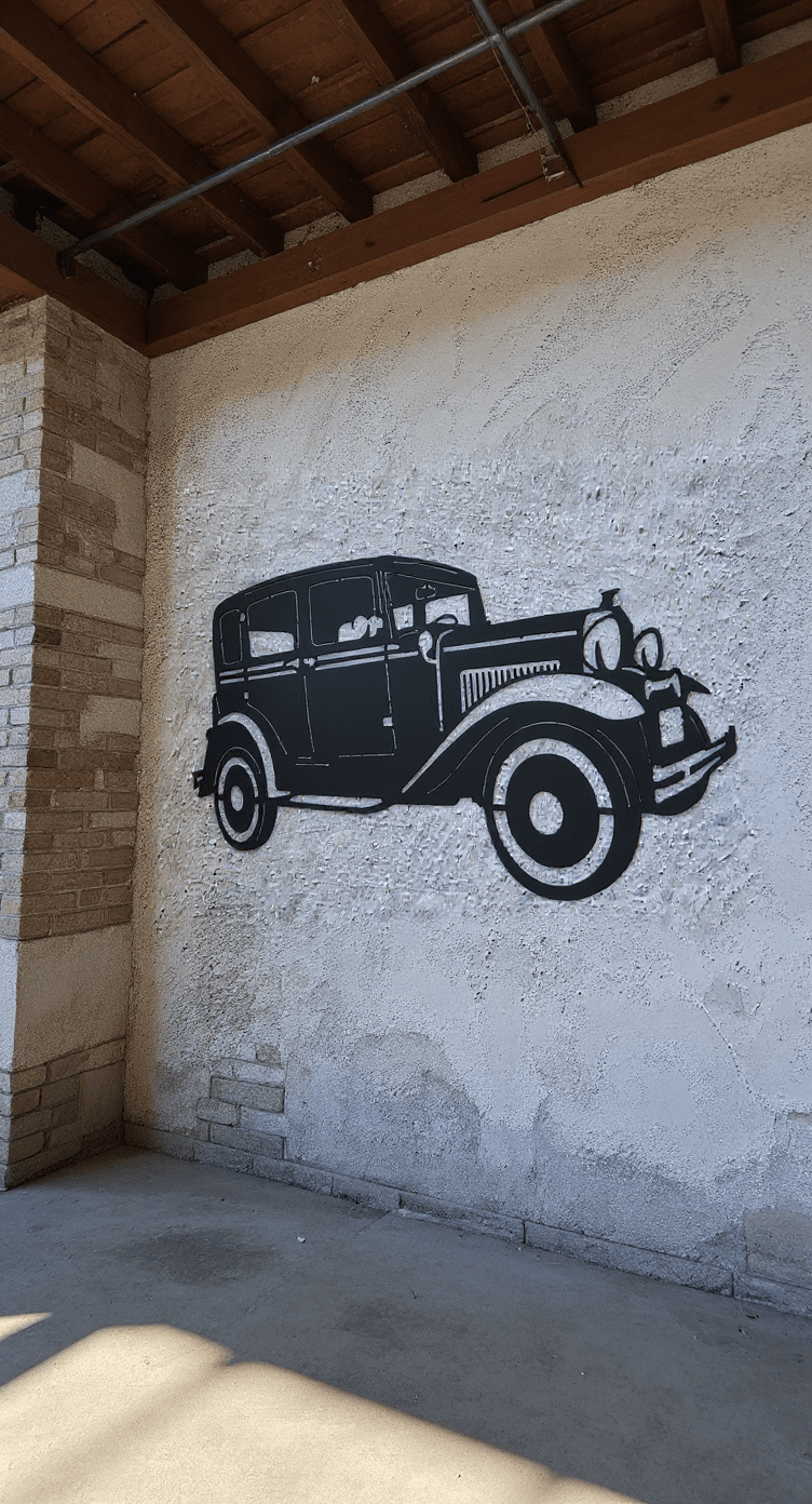 1931 Ford Model A Metal Wall Art, 14 - Gauge Steel - SRT Metalworks