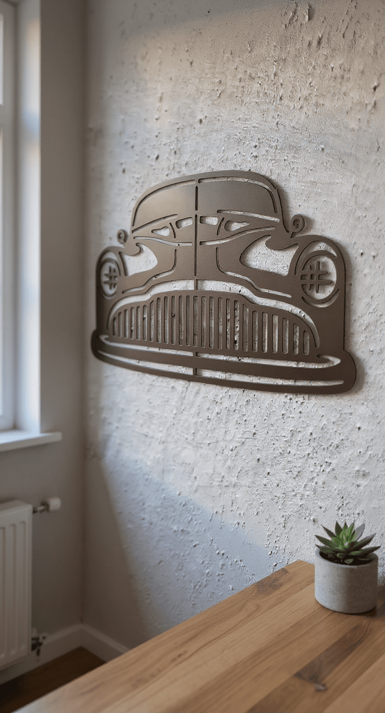 1949 Buick Coupe Front View Metal Art, 14 - Gauge Steel - SRT Metalworks