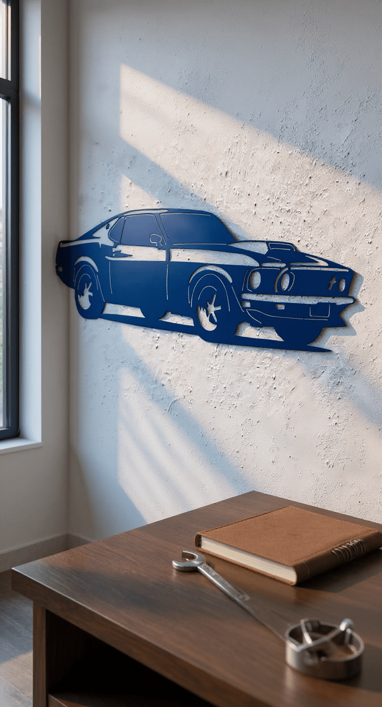 1969 Ford Mustang Fastback Metal Art, 14 - Gauge Steel - SRT Metalworks