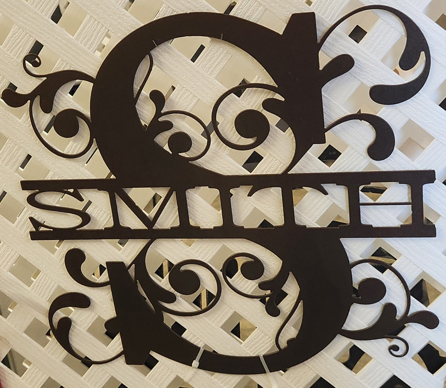 Split Scroll Monogram