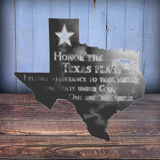 Texas Outline Pledge