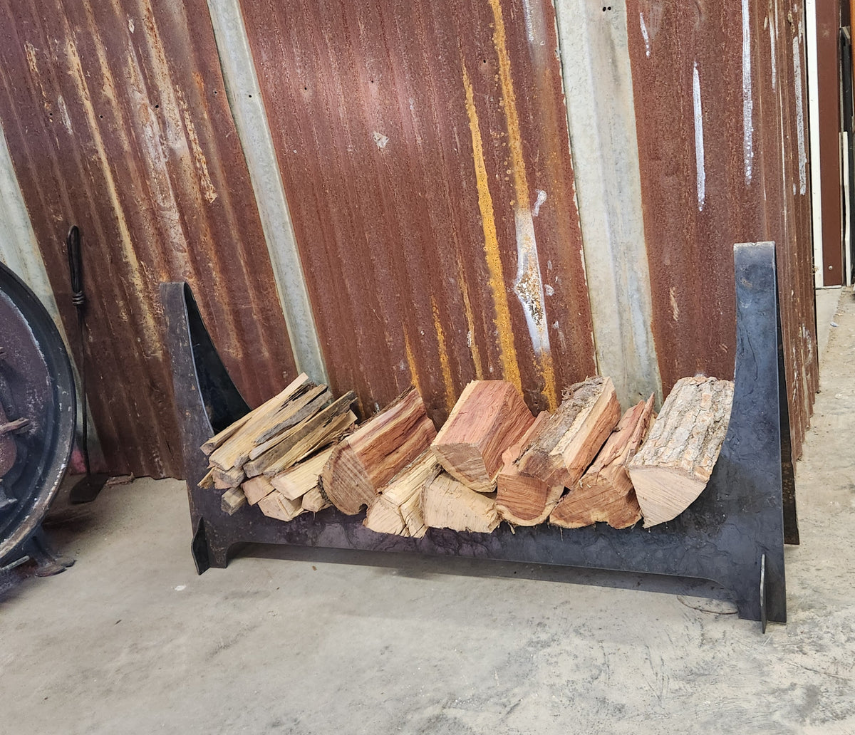 SRT Heavy-Duty Firewood Rack 40", 10-Gauge Steel