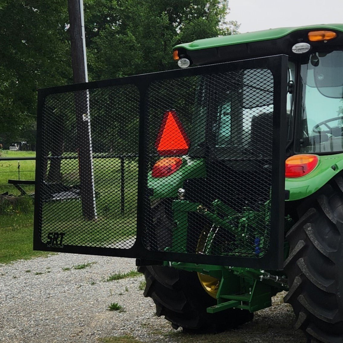 4'x8' Tractor Debris Screen Hitch Mount, Heavy - Duty Steel Construction - SRT Metalworks