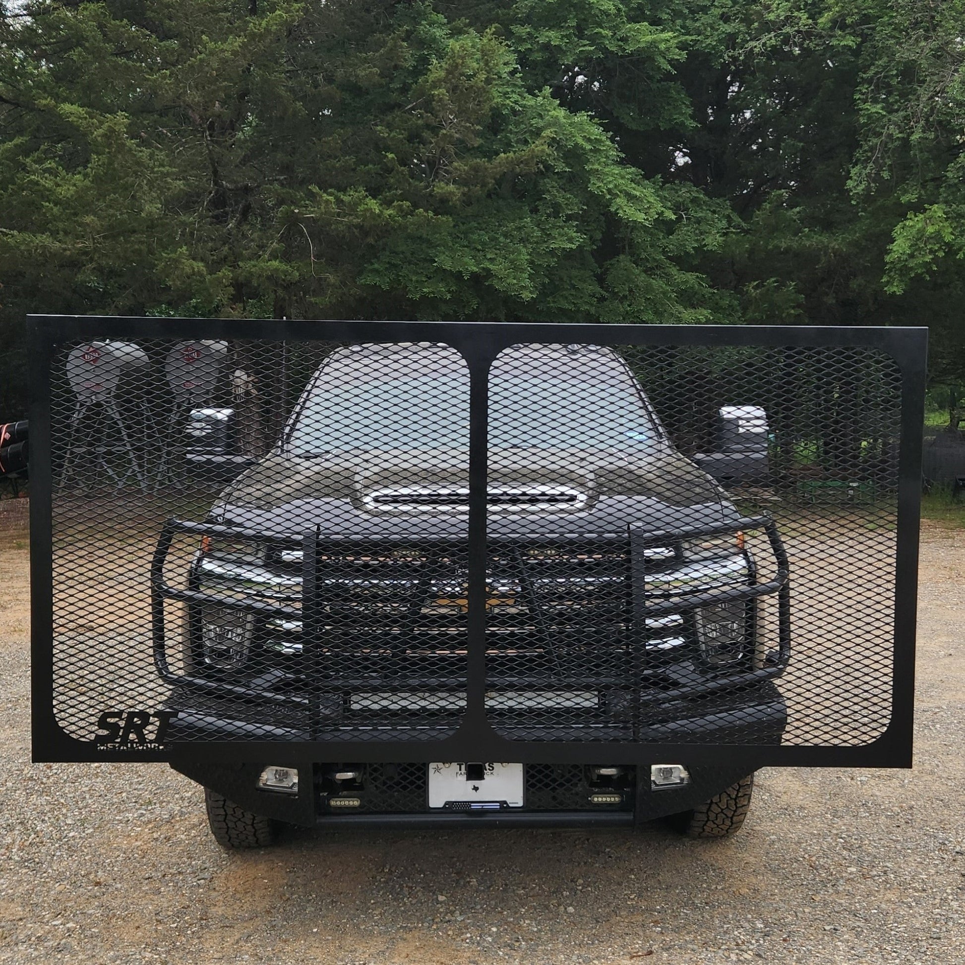 4'x8' Tractor Debris Screen Hitch Mount, Heavy - Duty Steel Construction - SRT Metalworks