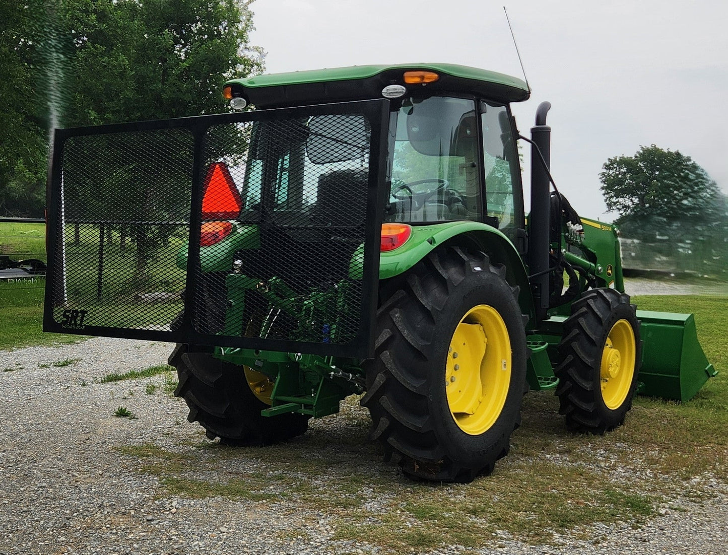 4'x8' Tractor Debris Screen Hitch Mount, Heavy - Duty Steel Construction - SRT Metalworks