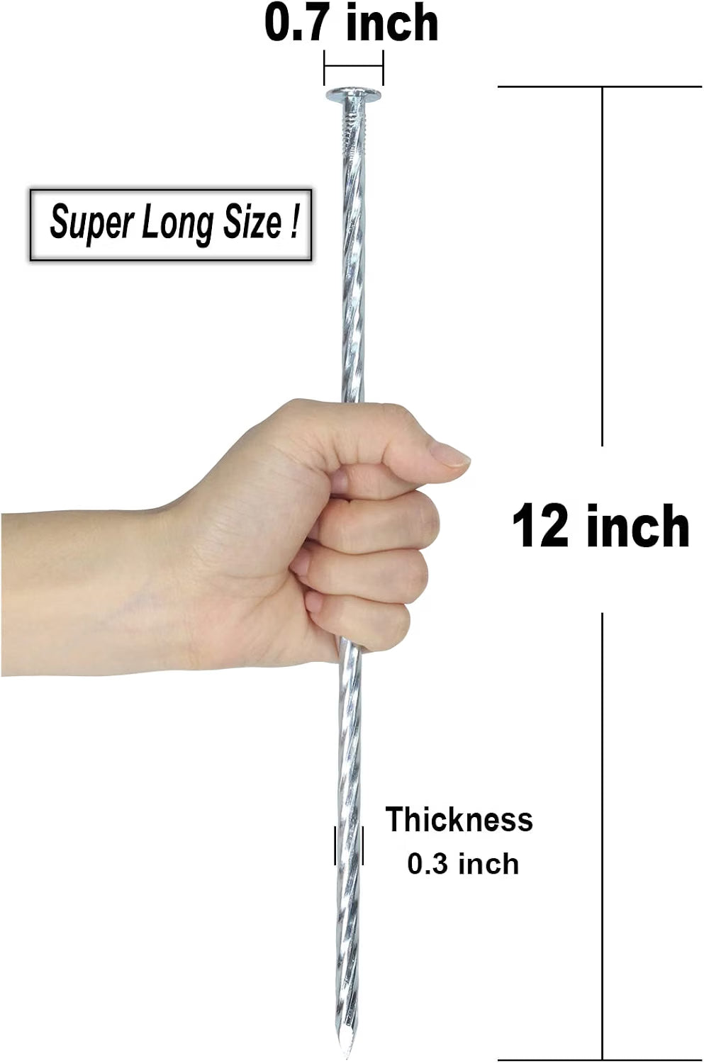 Yard Art Anchoring Spikes – 2 Pack