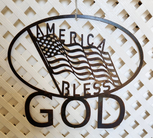 America Bless God - SRT Metalworks