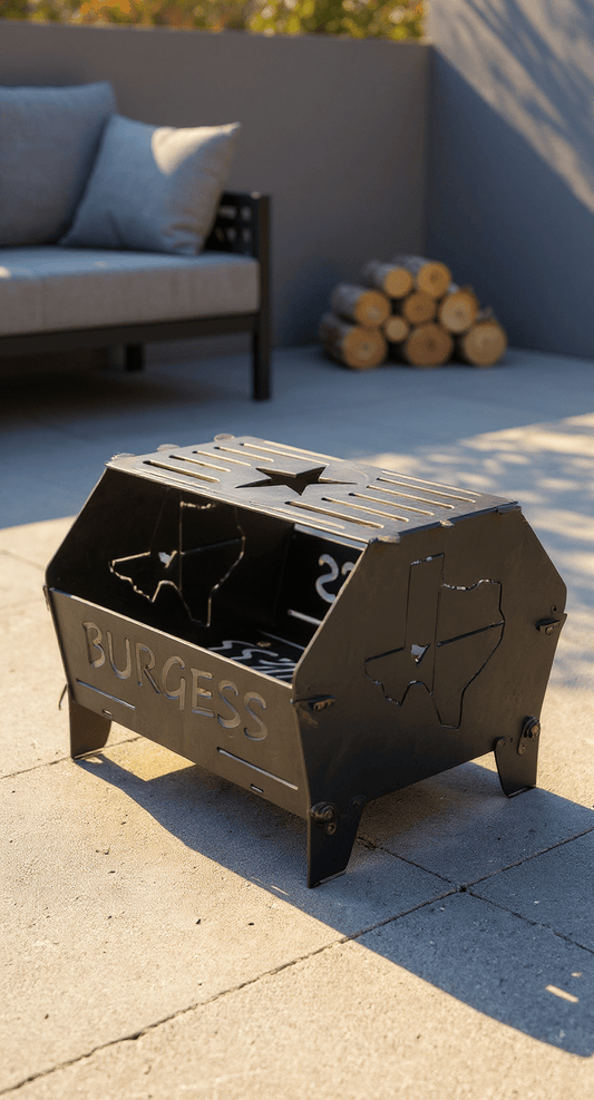 Custom Steel Fire Pit – 10 - Gauge Hand - Built Fire Pit by SRT Metalworks - SRT Metalworks