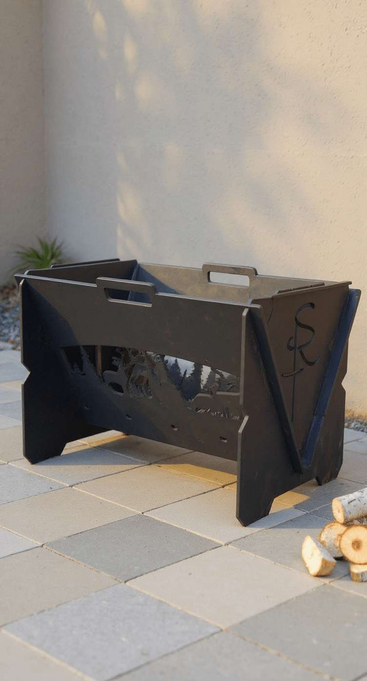 Custom Steel Fire Pit – .250" Hand - Built Fire Pit by SRT Metalworks - SRT Metalworks