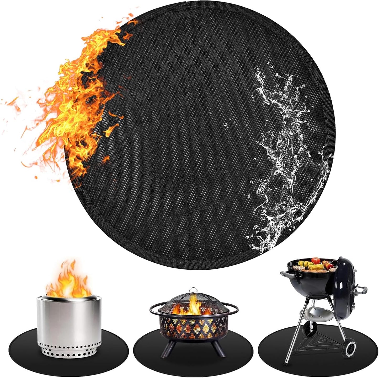 Fireproof Ground Mat for Rocket Stoves and Fire Pits - SRT Metalworks