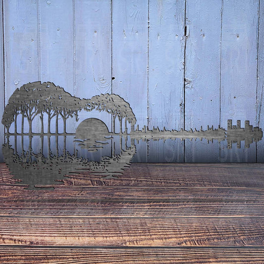 Guitar Sunset - SRT Metalworks