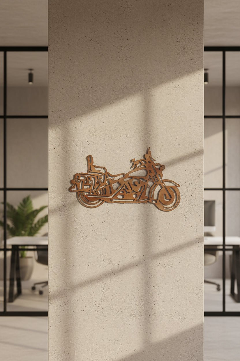 Heritage Softail Legacy Cruiser Metal Wall Art, 14 - Gauge Steel - SRT Metalworks