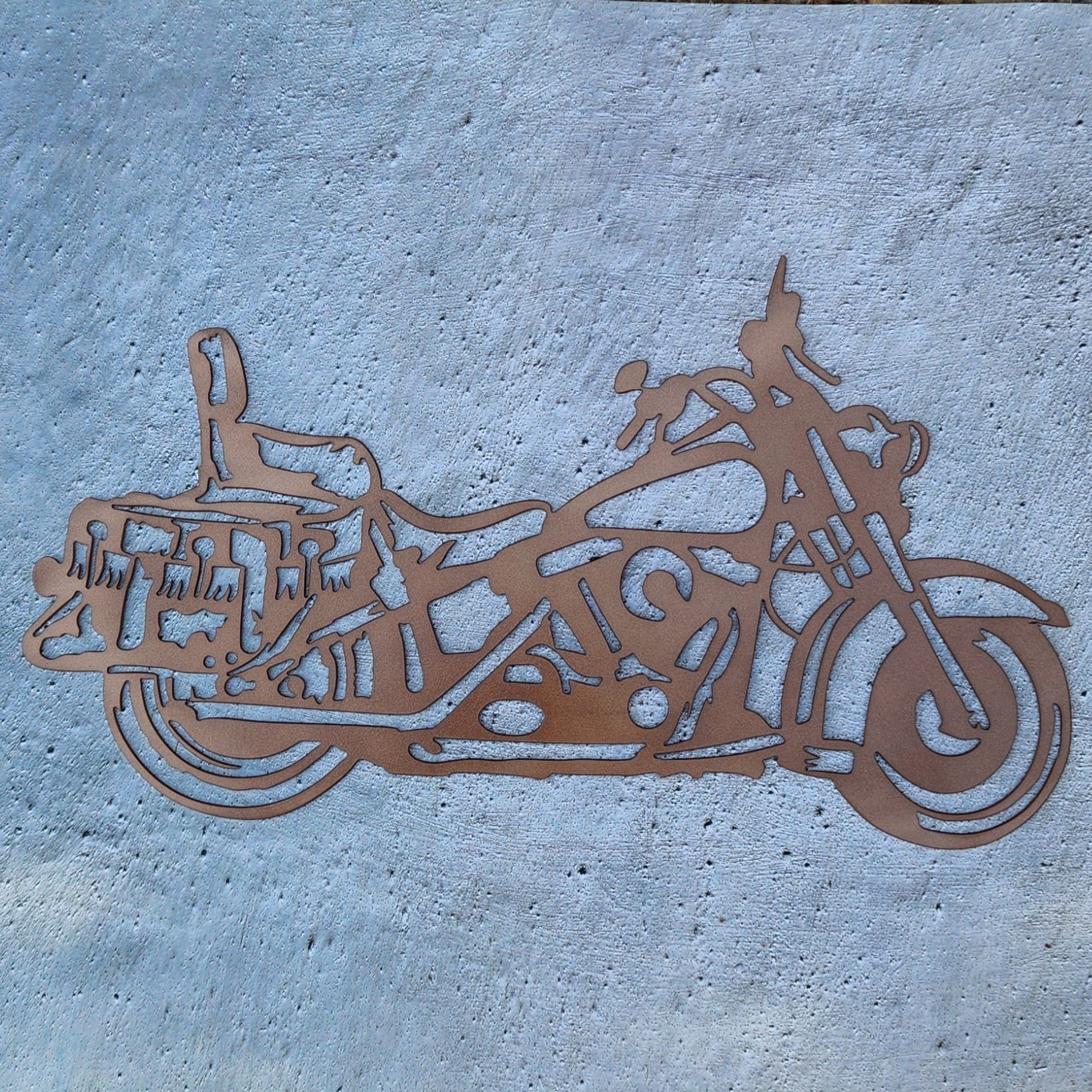 Heritage Softail Legacy Cruiser Metal Wall Art, 14 - Gauge Steel - SRT Metalworks