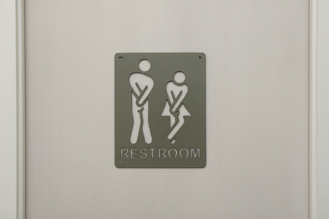 His Hers Restroom - SRT Metalworks