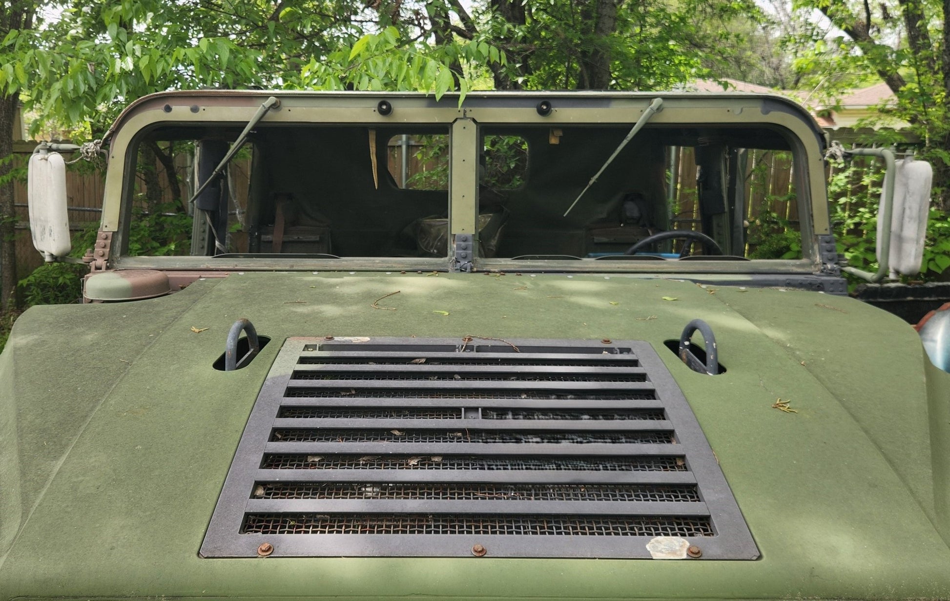 Humvee Windshield Retainer 3 - Piece Set, 14 - Gauge Steel, Painted & Sealed - SRT Metalworks