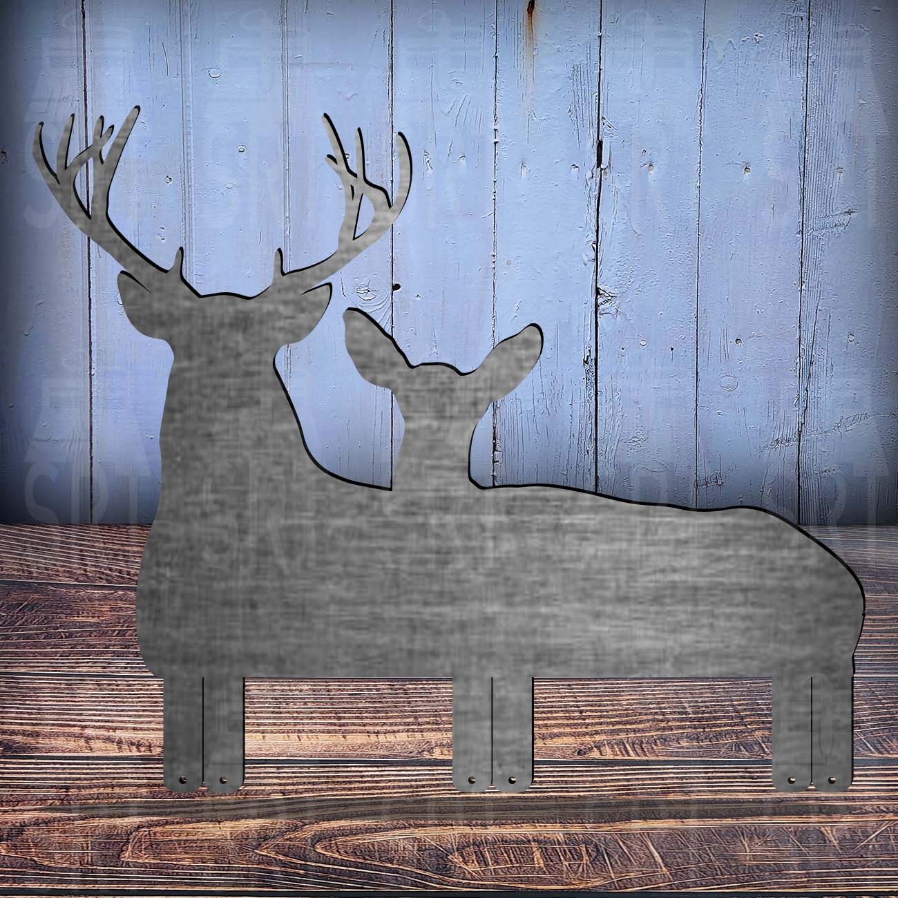 Laying Buck and Doe - SRT Metalworks