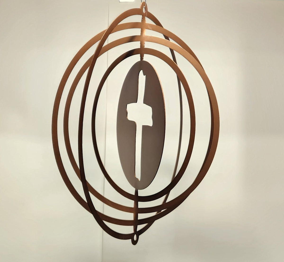 Old Rugged Cross Metal Wind Spinner - SRT Metalworks