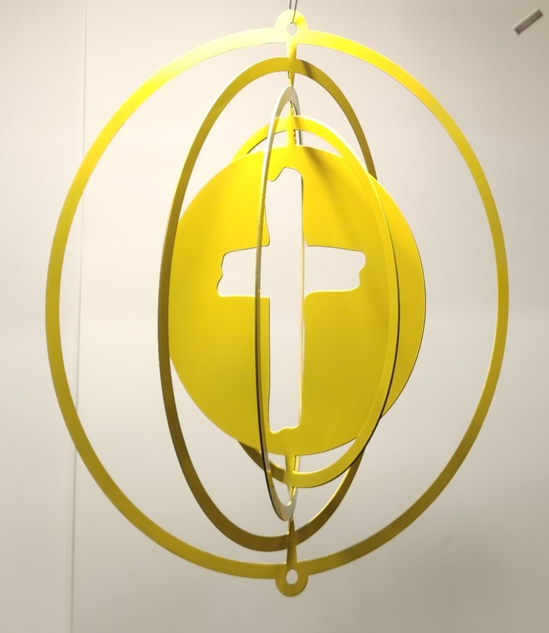 Old Rugged Cross Metal Wind Spinner - SRT Metalworks