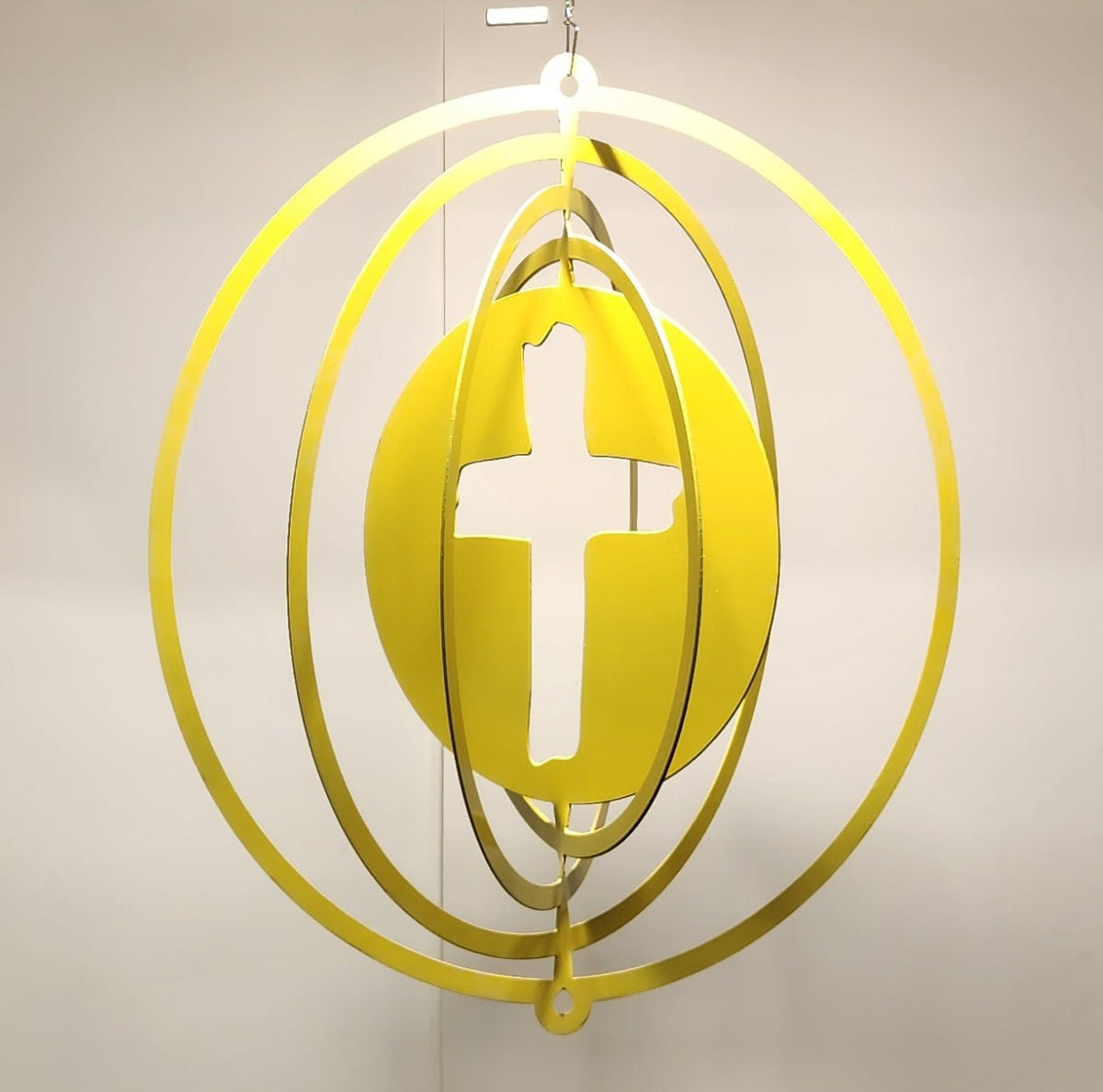 Old Rugged Cross Metal Wind Spinner - SRT Metalworks