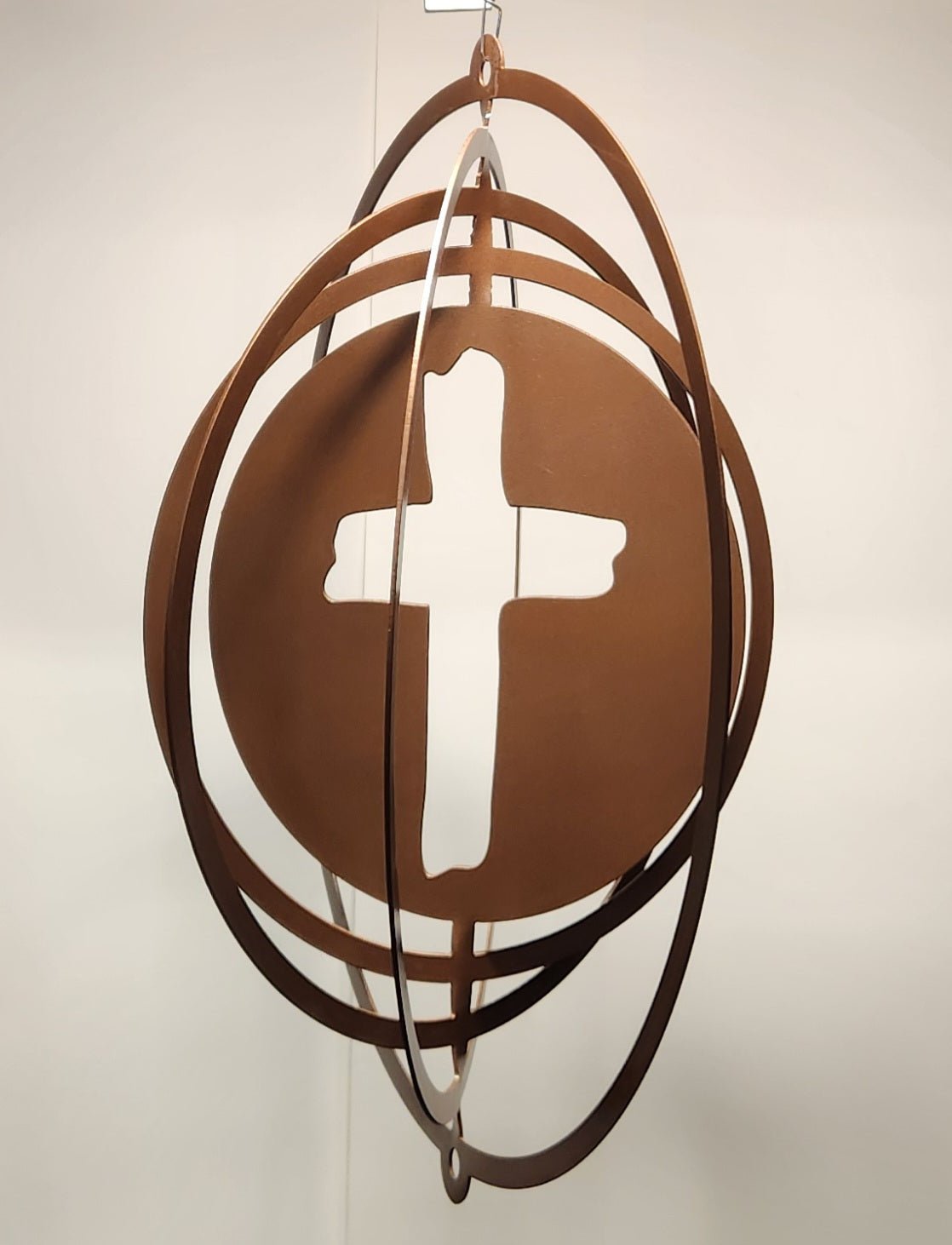 Old Rugged Cross Metal Wind Spinner - SRT Metalworks