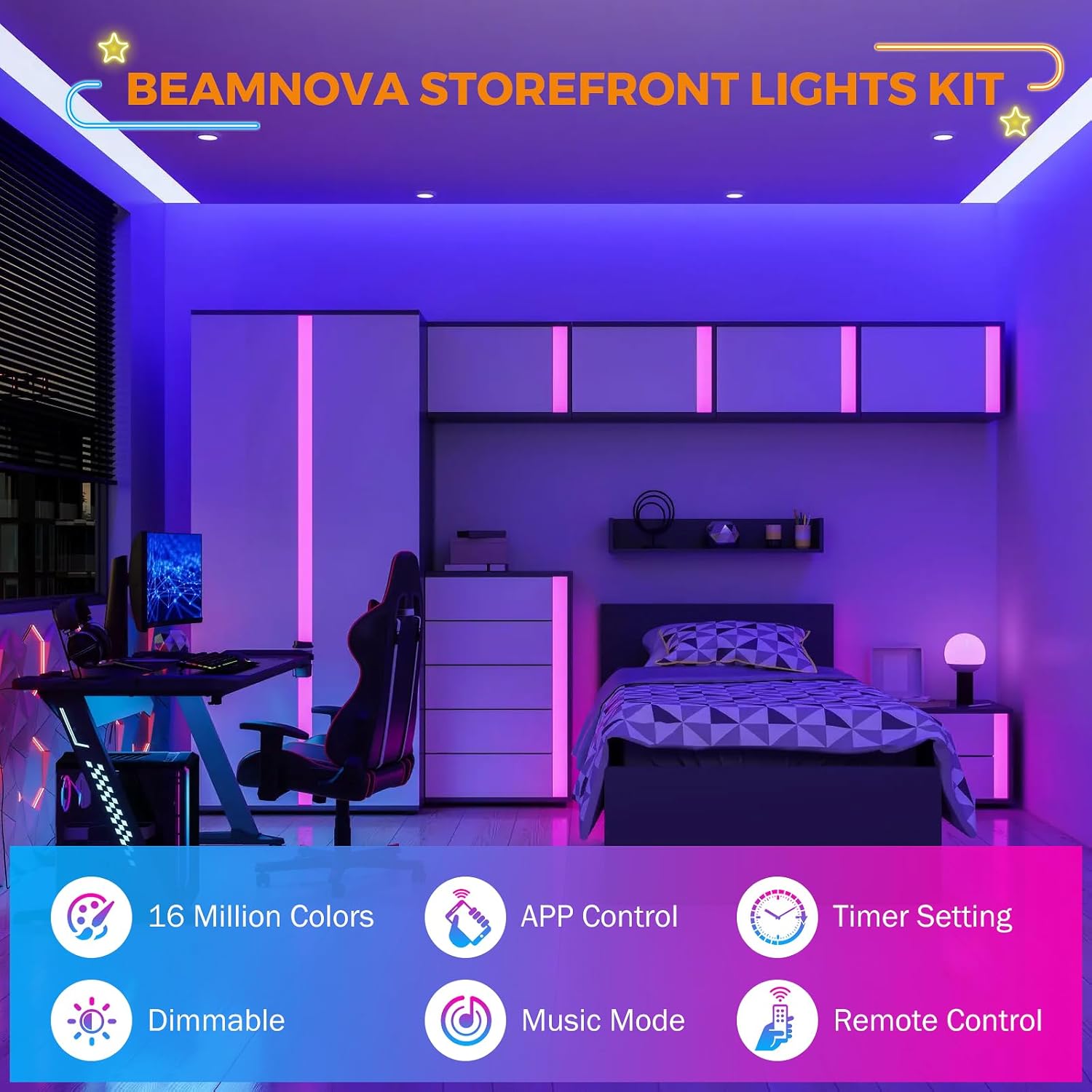 RGB LED Lighting Kit for Metal Art, Shops, and Signs - SRT Metalworks