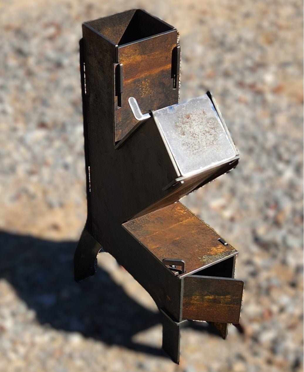 Rocket Stove Collapsible - SRT Metalworks