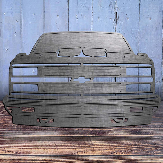 Silverado Chevy 1998 front - SRT Metalworks