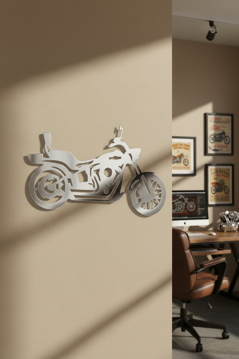 Sportster Iron Run Motorcycle Metal Wall Art, 14 - Gauge Steel - SRT Metalworks