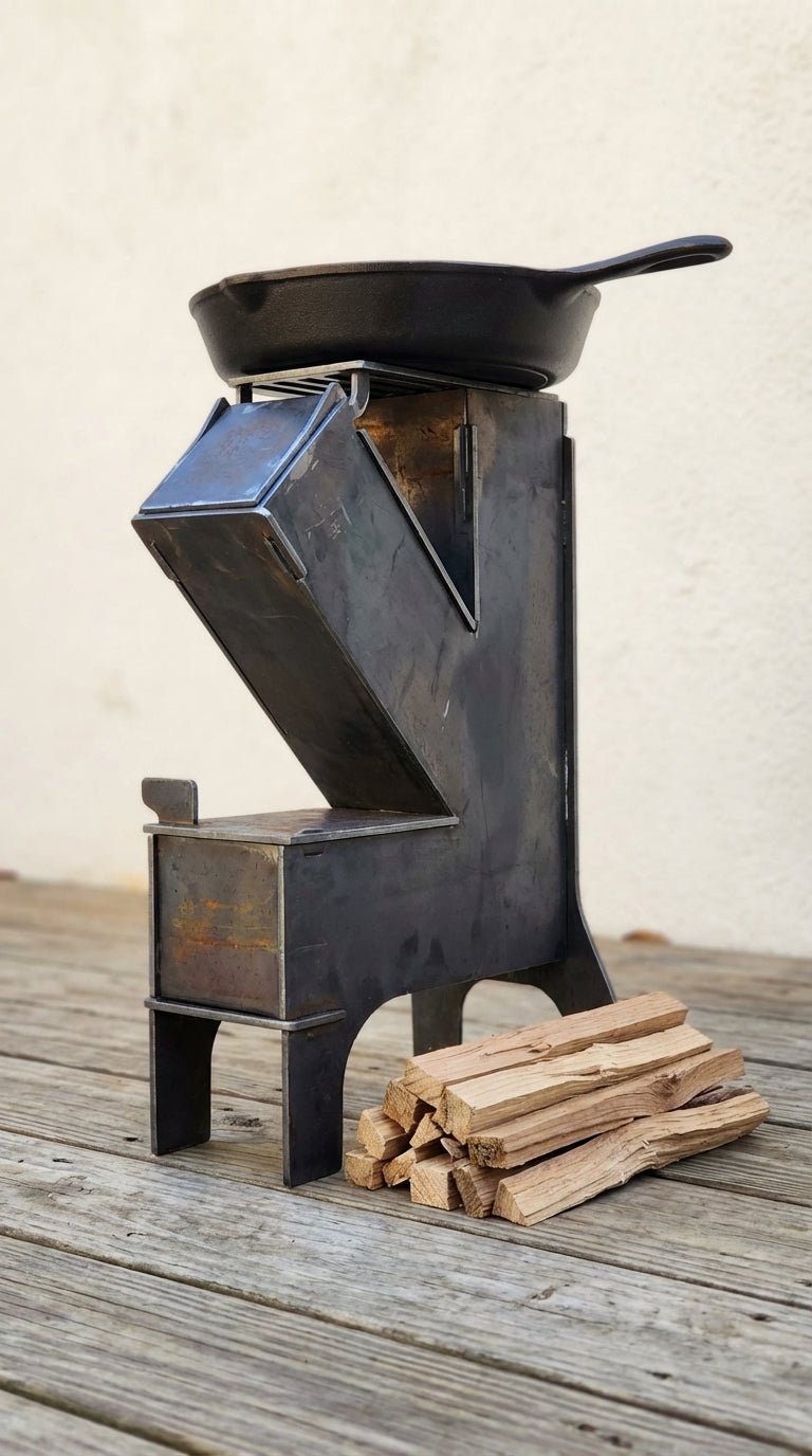 SRT Rocket Stove – Slip - Fit Edition - SRT Metalworks