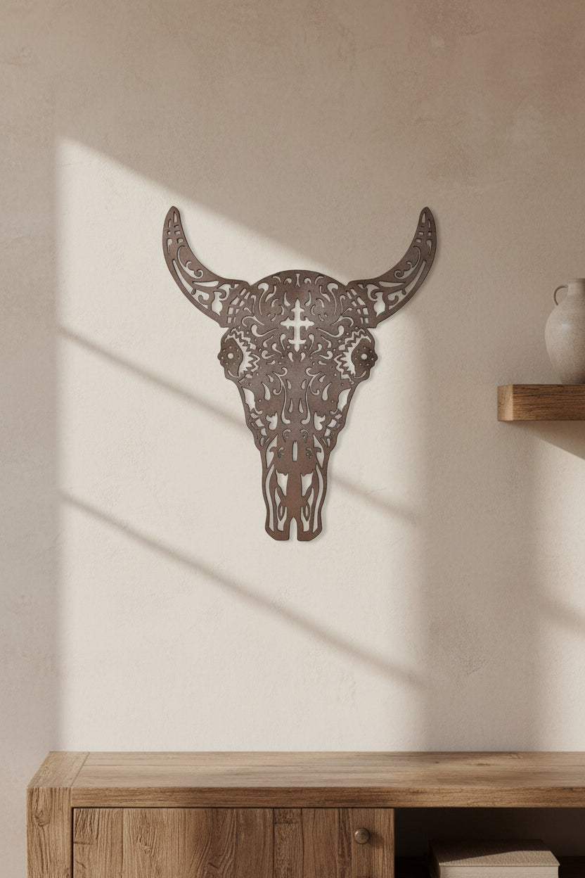 Sugar Skull Bull - SRT Metalworks