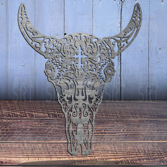 Sugar Skull Bull - SRT Metalworks