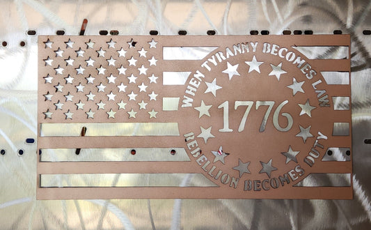 Tyranny American Flag - SRT Metalworks