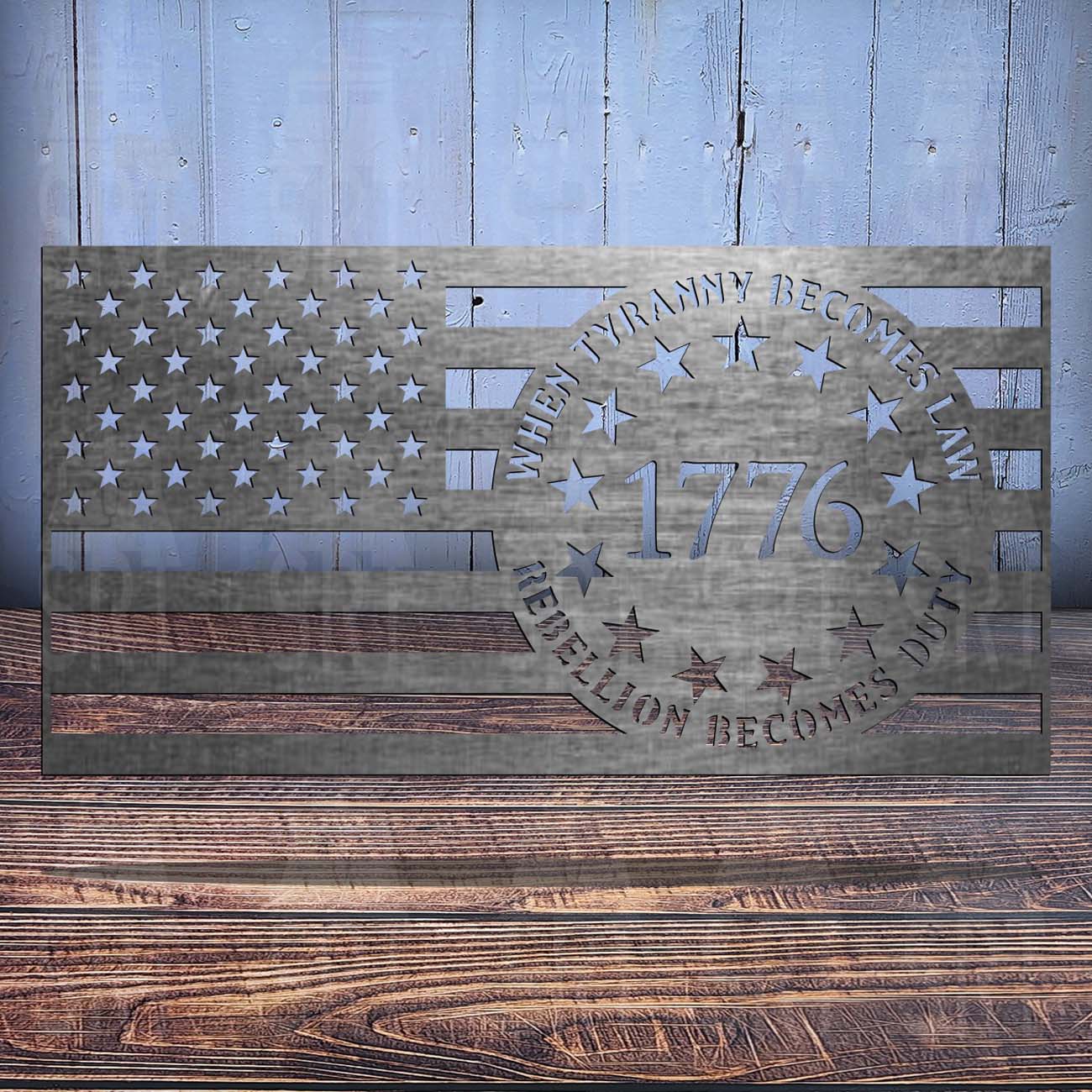 Tyranny American Flag - SRT Metalworks