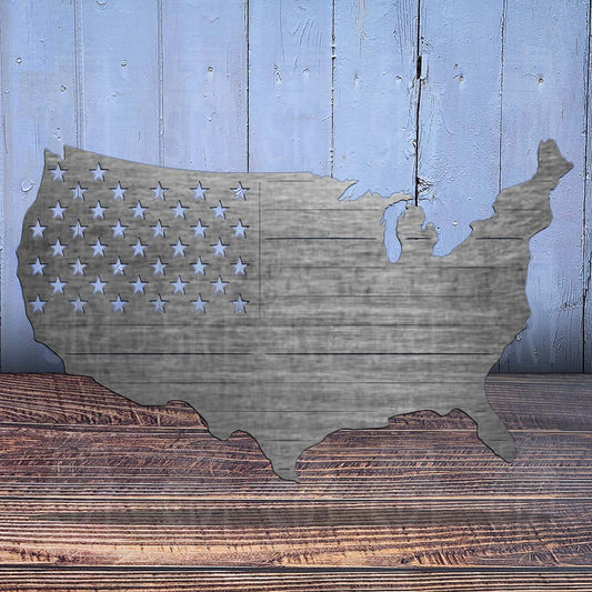 US Outline Flag - SRT Metalworks